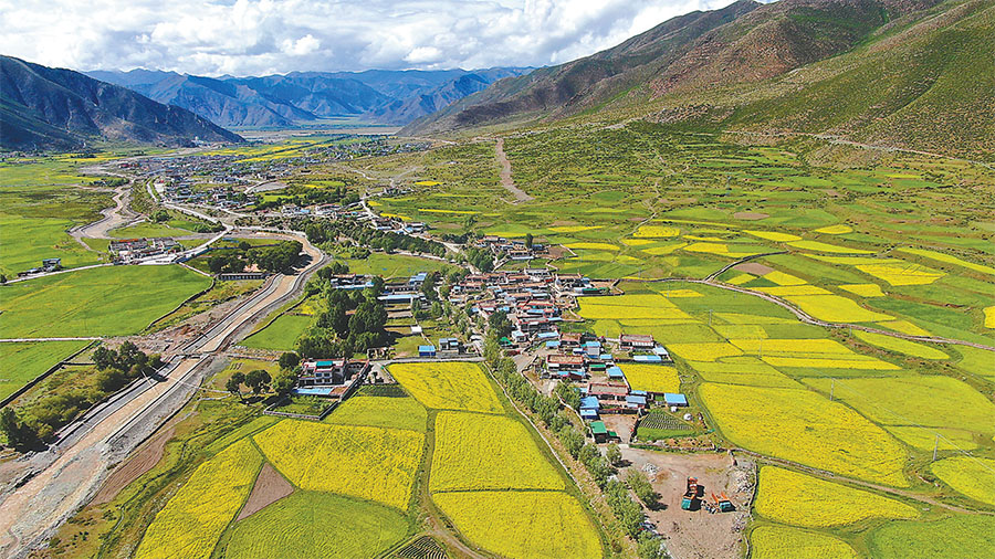 གྲོང་གསེབ་གསར་པར་དབྱར་དཔལ་རབ་ཏུ་བཞད།
